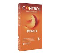 Preservativos masculinos marca CONTROL PEACH INTENSE FRUIT - 6 PEZZI