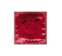 Preservativos masculinos marca Glyde Ultra Slimfit Red Flavour Vegan Condoms 100 Bulk Pack