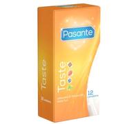 Preservativos masculinos marca Pasante Flavours Condoms-12 pack