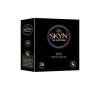 Preservativos SKYN Elite (36 unidades) 100% sin látex, condones ultrasuaves y ultrafinos compatibles con nuestros lubricantes