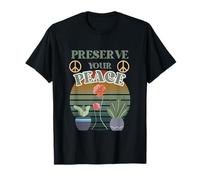 Preserve Your Peace Flower Cute Unique Love Outdoor Camiseta