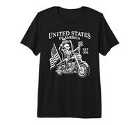 President George Washington 1776 - Diseño de Bandera de EE. UU Camiseta Premium