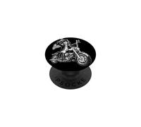 President George Washington Motorcycle 1776 - Diseño de EE. UU PopSockets PopGrip Adhesivo