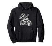 President George Washington Motorcycle 1776 - Diseño de EE. UU Sudadera con Capucha