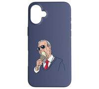 President Joe Biden Comer Helado Gafas de Sol Funny Meme Carcasa para iPhone 16 Plus