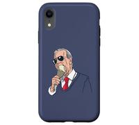 President Joe Biden Comer Helado Gafas de Sol Funny Meme Carcasa para iPhone XR