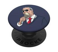 President Joe Biden Comer Helado Gafas de Sol Funny Meme PopSockets PopGrip Adhesivo