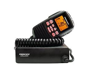 PRESIDENT Radio CB William ASC, con silenciador automático, 40 Am/FM, VOX, Canales DX Locales, filtros ANL, NB y Hi Cut, CTCSS y DCS