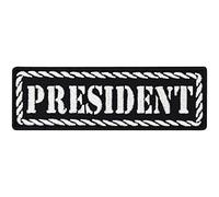 President Rank Patch motoradclub Cartel Rang nadadores Biker MC - Parche