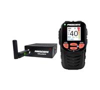 President William II ASC Radio CB Multistandard - Diseño Black Box con controles y pantalla en micrófono, 40 canales AM/FM, 12 V, función VOX y filtros ANL/NB - Compacto para coches y camiones