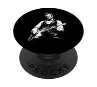 Presidente Abraham Lincoln Tocando la Guitarra Abe Lincoln Design PopSockets PopGrip Adhesivo