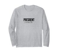 Presidente por Tercer año consecutivo Jefe Regalos Hombre USA Manga Larga