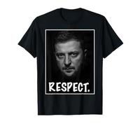 Presidente Zelensky Retrato Respeto Apoyo Ucrania Libertad Camiseta