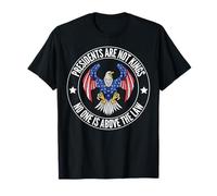 Presidents Are Not Kings We The People Bandera patriótica de Estados Unidos Camiseta