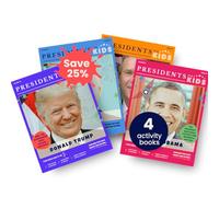 Presidents for Kids - 21st Century Presidents | 4 Activity Book Set | Children's U.S. History Book Bundle with Fun Facts, Activities & Stories | Ages 5-10 [Paperback] Presidents For Kids