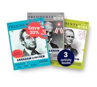 Presidents for Kids - The Civil War Presidents | 3 Activity Book Set | Children's U.S. History Book Bundle with Fun Facts, Activities & Stories | Ages 5-10 [Paperback] Presidents For Kids