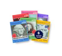 Presidents for Kids - The Revolutionary War Presidents | 6 Activity Book Set | Children's U.S. History Book Bundle with Fun Facts, Activities & Stories | Ages 5-10 [Paperback] Presidents For Kids