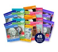 Presidents for Kids - The Ultimate Presidential Collection | 45 Activity Books Set | Children's U.S. History Book Bundle with Fun Facts, Activities & ... | Ages 5-10 [Paperback] Presidents For Kids