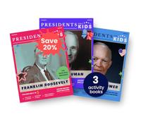 Presidents for Kids - The World War II Presidents | 3 Activity Book Set | Children's U.S. History Book Bundle with Fun Facts, Activities & Stories | Ages 5-10 [Paperback] Presidents For Kids