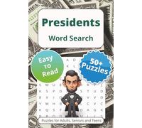 Presidents Word Search Puzzle Book: Word Searches with Easy to Read Print About Presidential Trivia, US History, White House and More | 6x9 inches, ... … Gift for Vacations Holidays and Free Times