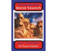 Presidents Word Search Puzzle Book: Word Searches with easy to Read print about Presidents, Heads of Governments, Leaders and more. 6 X 9 inches, 110 ... gift for Holidays, Vacations and free times.