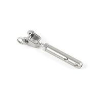 Presillas Cable Acero Cuerda de alambre for barandilla de Cable, anclaje de palanca de ajuste de Terminal de tensión de mandíbula de horquilla de 1,5/2/3/4/5/6/8mm con pernos de tornillo hexagonales A