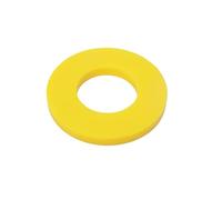 Presión gas del amortiguador Eje Trasero Amortiguadores Automóviles Revestimiento Juntas Almohadillas Bujes Anillos Sellos Puntal Delantero Montaje Torre Suspensión(Amarillo,5PCS)