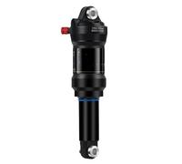 Presión gas del amortiguador Eje Trasero Suspensión Neumática Trasera Para Bicicleta Montaña, Amortiguador Compresión Ajustable Para Bicicleta Eléctrica Montaña 165Mm 190Mm.(165MM-White)