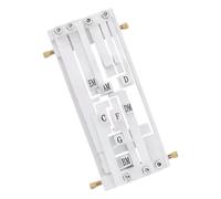 Presionador Acordes Guitarra - ABS 6,5x15,5cm | Ayuda Acordes Guitarras | Herramienta Aprendizaje Acorde | Entrenador Acorde para Aprender Guitarra, Practicar y Mejorar Técnica de Dedos