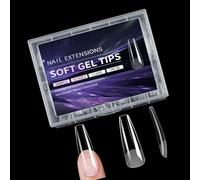 Presione Las Uñas Las Uñas Acrílicas Puntas Ataúd Largo 240pcs Cubiertas Completas Artificiales Consejos Extensión Falsos