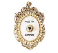 Presione para el Botón Vintage Enmarcado de Champán, Presione los Anillos de la Puerta de Champán Campana, Anillos Mini Presione el Botón de Champán, Decoración Temática de Champán Placa(#1)