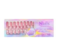 Presione sobre la uña - Uñas postizas | Uñas postizas, uñs adhesivas, 150 piezas, estéticas brillantes, francesas, reutilizables y desmontables, decoraciones para bodas, citas, viajes, reuni