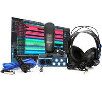 PreSonus AudioBox 96 Studio - Interfaz de Audio USB, Paquete de Grabación y Producción, con Micrófono, Auriculares y Software