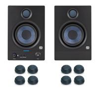 PreSonus Eris 4.5BT - Altavoces activos para estudio (Bluetooth, 2ª generación, incluye patas Keepdrum), color negro