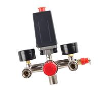 Presostato Compresor Aire, Interruptor de Presión Presostato Bomba Agua Manómetro Compresor Válvula de Compresor de Aire de 220V 380V con medidor reguladores de control de válvulas