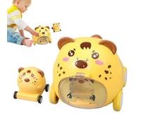Press and Go Car Toys, Cartoon Animal Vehicle, Adorable Novelty Kids Play Car for 1 to 2 Year Old Toddler Boys, Fun Interactive Toy, Early Development, 5.71x4.72x4.72 Inch