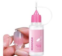 Press On Nagellackentferner - 15 ML Kunstnagellösung,Splitterfestes Lösungsgel für Sanfte Reparatur Reise Maniküre