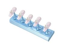 Press On Nail Stands-Magnetic Crystal Acrylic Practice Base, Manicure Display Organizer, Professional Tip Holder, Stable Painting Station, Elegant Photography Prop, Design Rack | for Beginners
