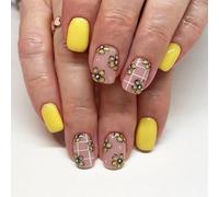 Press on Nails Fake Stick Glues on False Acrylic Artificial False for DIYS Designs Acrylic Glues on Nail for Women Clear