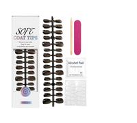 Press On Nails, Glossy Manicure Decoration, Artificial Full Cover Set with Smooth Design, Daily Rutine with Gentle Care, Beauty Utility Item, Portable Aid for Wife Girls Girlfriend Mother Friends