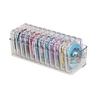 Press On Nails - Nail Tips Storage Box | Transparent False Nails Display Organizer | Jewelry Dustproof Container | Personal Nail Storage Case For Women, Girls, Friends, Adults, Or Salon Accessories