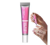 Press on Nails Remover, 10ml Gel Glue Dissolver, Nail Adhesive Cleaning Liquid, Lightweight Fast Acting Remove for Beginner Expert Salon Manicure Business Travel Use