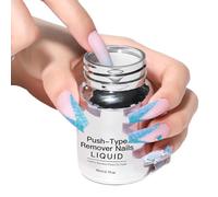Press On Removedor de Pegamento de Uñas - Removedor de Uñas Artificiales - Herramienta de Manicura de Disolución Para Salón Casa Viajar