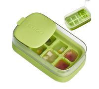 Press-Release Ice Tray - 8-Cavity Mold With Lid | Reutilizable, For Home | Effortless Push-Button Unmolding, Durable Multi-Material Construction, Consistent Cube Shape, Perfect For Family Gatherings,