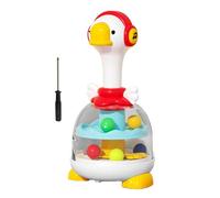 Press Spin Toy - Spinner De Bola para Hacer Estallar Pato, De Rebote Interactivo con Luz De Sonido, Juguetes para Saltar con Bola, Juguetes con Iluminación Sensorial | Interactivo De R