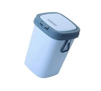 Press The Trash Can Plastic Garbage Storage Container Lid for Bathroom Kitchen Use Universal Fit Fits Most Trash Cans