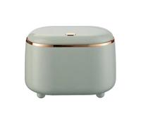 Press-Type Desktop Small Trash Can with Lid,Small Storage Bucket Tiny Desktop Waste Garbage Bin,Lig