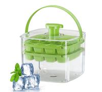 Press Type Ice Maker - Large Capacity Household Tray Box, Convenient Food Grade Silicone Freezing Artifact | Easy Release Reusable Mold for Whiskey Coffee Cocktaile