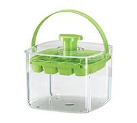 Press Type Ice Maker - Large Capacity Household Tray Box, Convenient Food Grade Silicone Freezing Artifact | Easy Release Reusable Mold for Whiskey Coffee Cocktaile