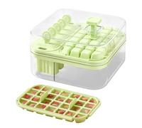 Press Type Ice Mold - 2 In 1 Maker | Household With Lid | Easy Release Storage Box For Children Treats Whiskey Cocktails